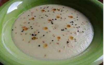 Crema de coliflor y puerro