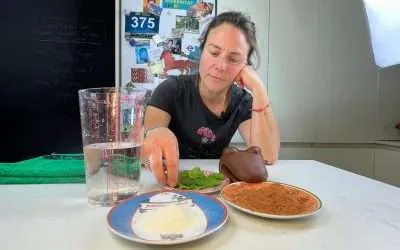 Receta de gelatina de agar-agar y cacao